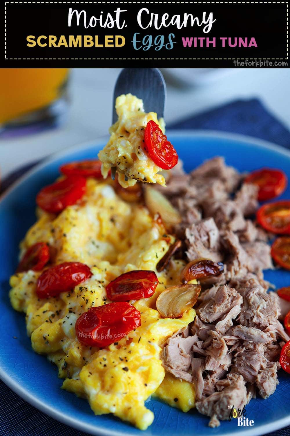This recipe is dreamy, creamy scrambled eggs with tuna. These are not just soft and velvety; they are the best scrambled eggs on the planet