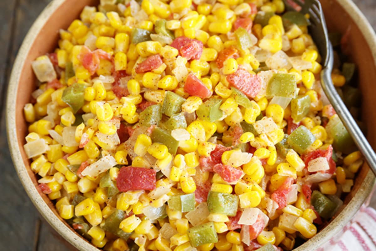 If you normally add corn into your Jambalaya, but you want to serve Corn Maque Choux as an accompaniment, you might want to consider leaving it out of the rice dish.