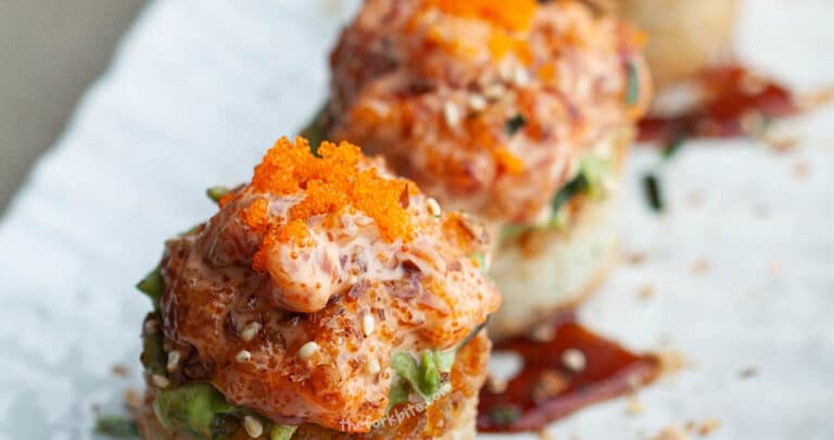 You're going to love this Crispy Rice Spicy Tuna Tartare Poppers. Once you sample the delights of these deliciously spiced party pieces, you will want to serve them at your next dinner party or soirée.