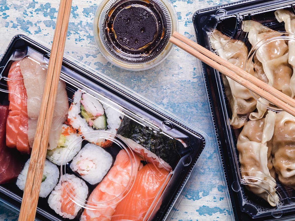Just buy enough to satisfy your sushi craving, and rather than going overboard and running the risk of leftovers, fill your tummy up with other goodies instead.