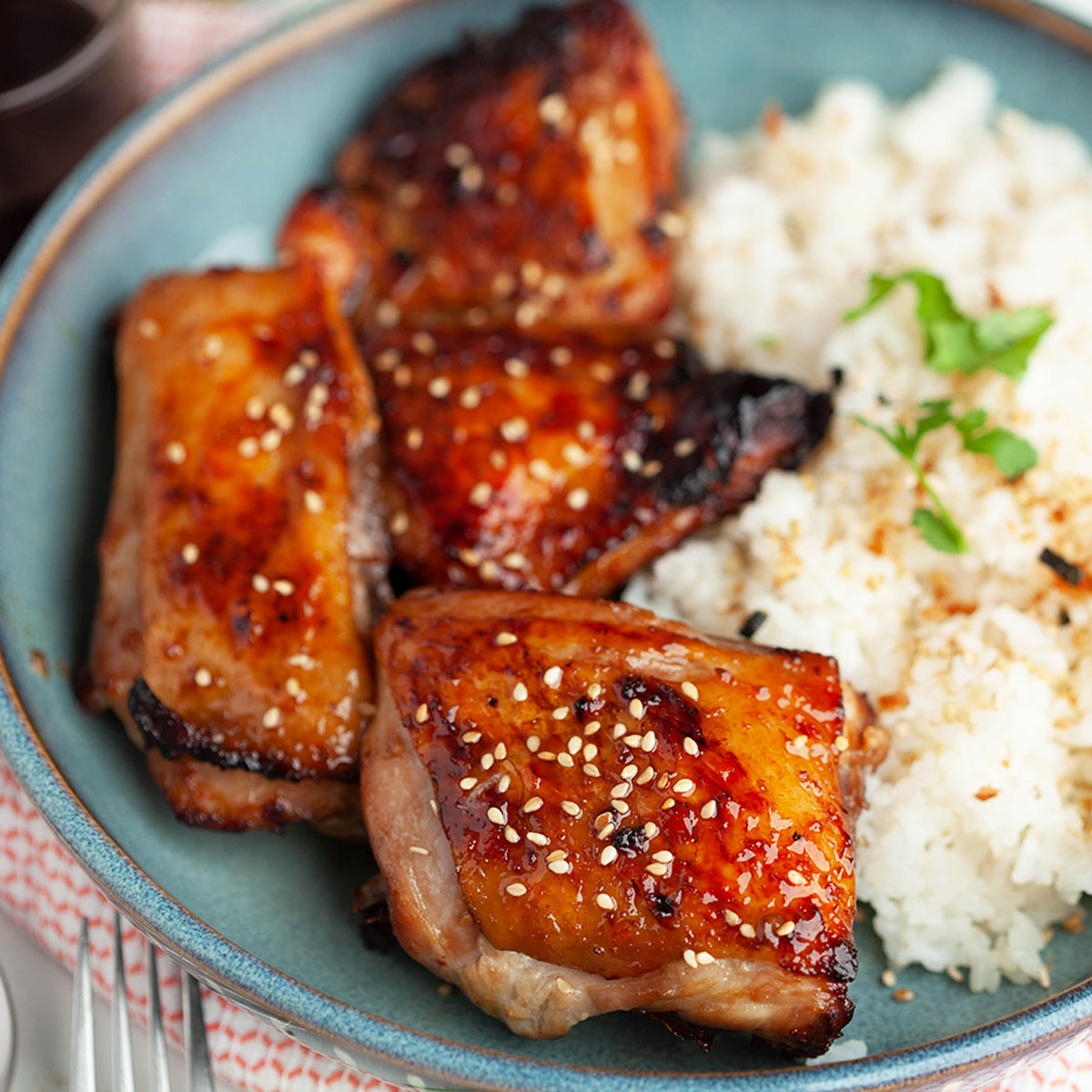Air Fryer Teriyaki chicken is one of my all-time favorite ways of cooking and eating chicken. I find that the best cuts to use are either chicken breasts or thighs that have been boned and skinned.