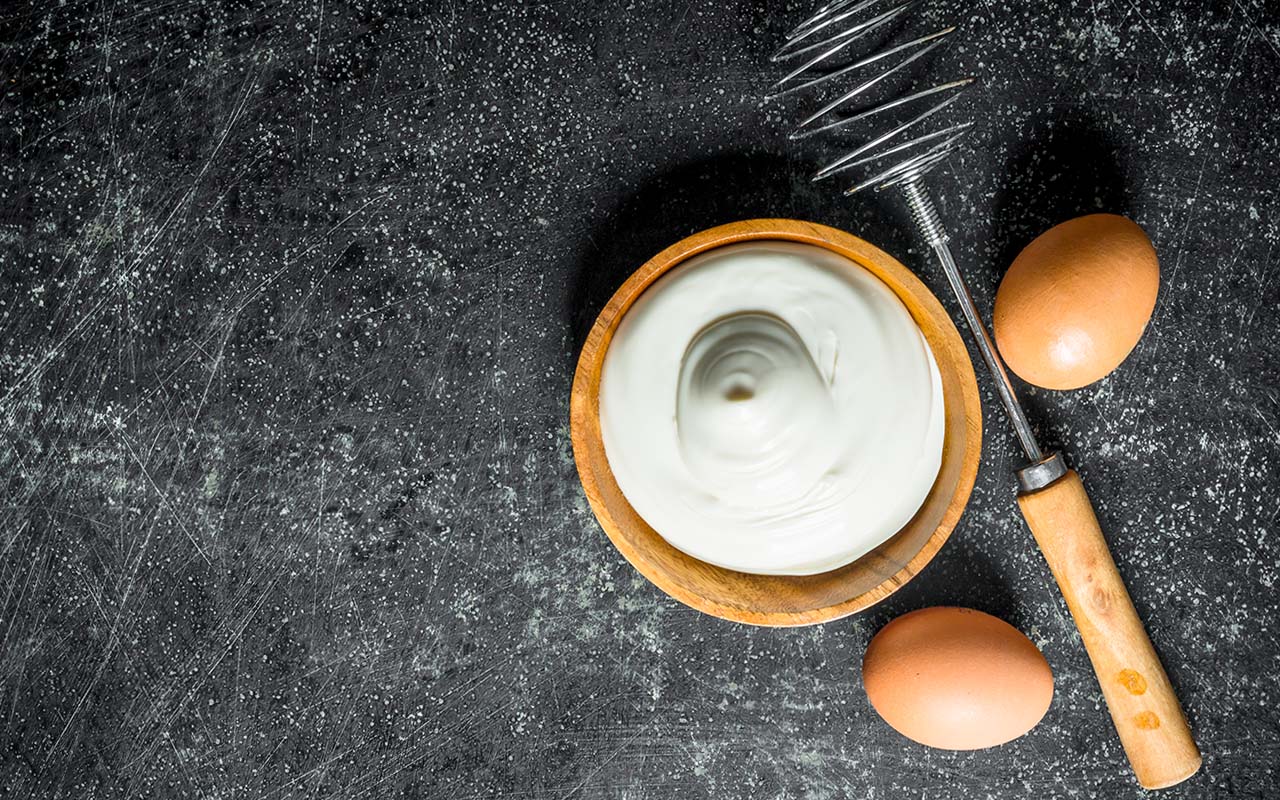 With Mayonnaise, other sauces, and vinaigrettes, you will hear the terms emulsion and emulsification used time and time again.