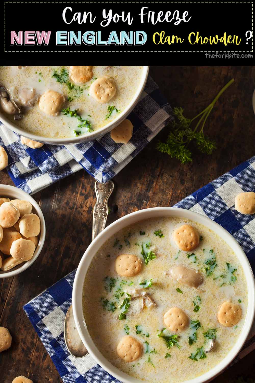 Yes, you freeze New England clam chowder. but there are provisos, and they usually depend on the ingredients used in the recipe.