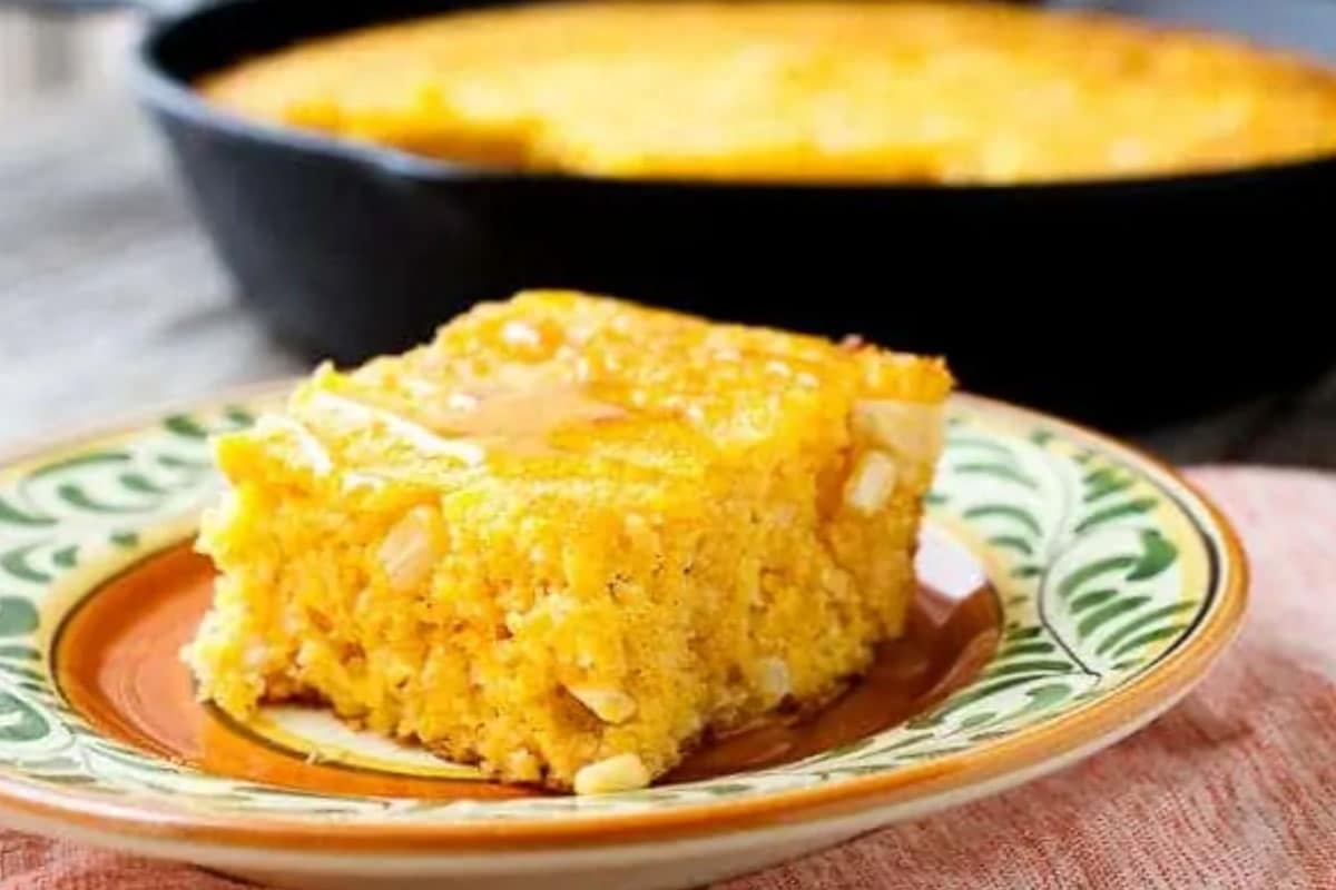 Adding kernels tends to give the cornbread a softer texture, it’s not as good for mopping up chili; for example, as a denser, more substantial cornbread would be.