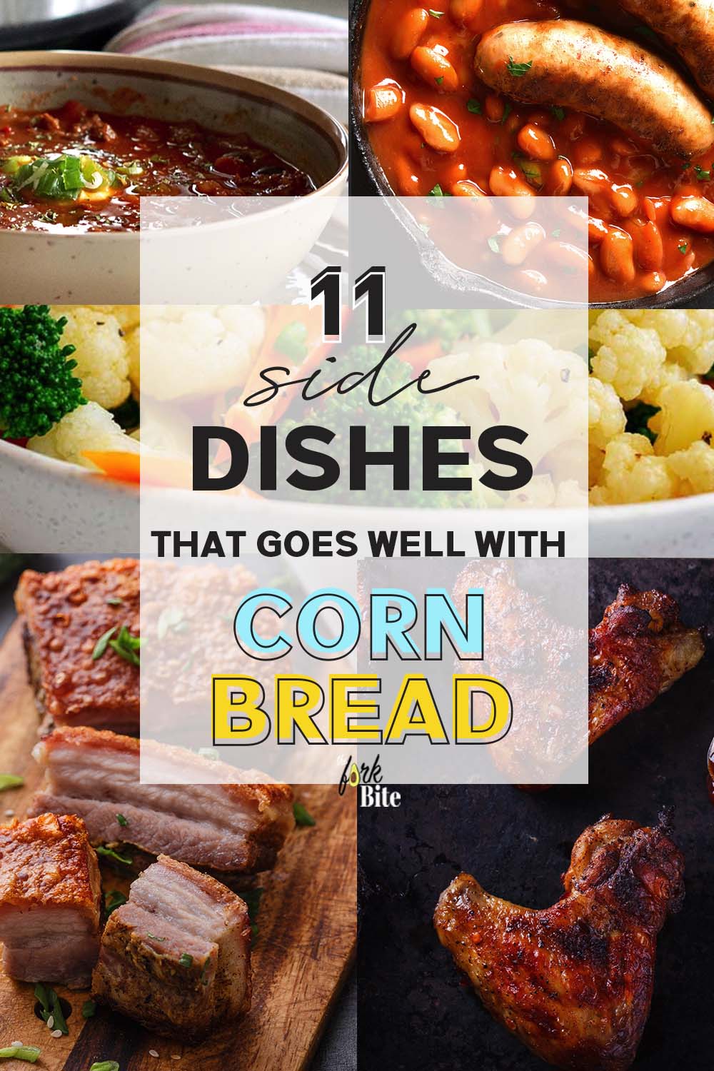 Other things that people love serving cornbread with include a bowl of spicy soup, a tasty stew, or a plate of beans. But let’s push the boundaries a bit with a few new ideas.