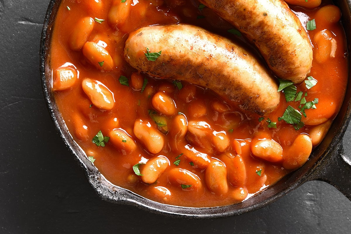 Pork and beans seem to be one of those universal favorites of which most countries have their own version. Serve it up with a few slices of cornbread, and it takes this classic to gastronomic heaven.