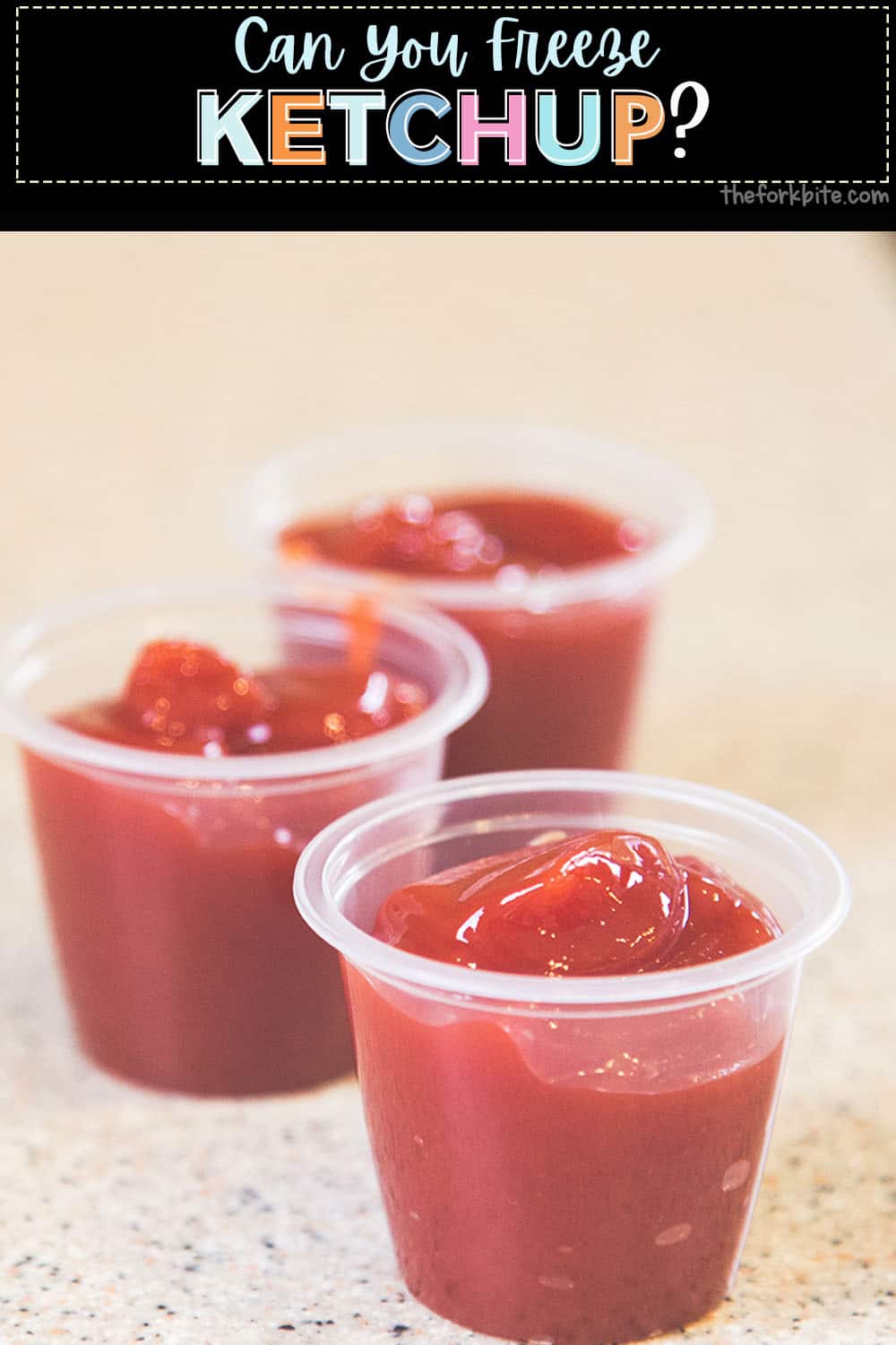 You can freeze ketchup in a sealed bottle, transfer it to a different airtight container, or freeze it in small portion-sized cubes in your fridge’s ice cube tray.