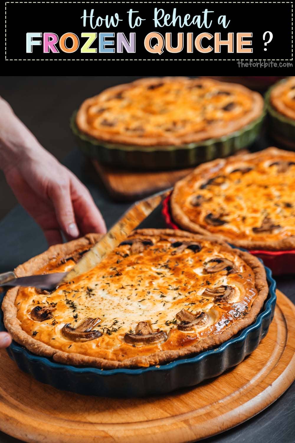 There are several ways you can try reheating frozen quiche. You can use your oven or your microwave.