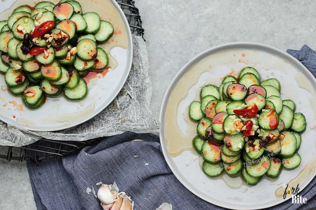 If you’re in need of a recipe for a Din Tai Fung cucumber salad recipe, this light, crispy and refreshing recipe stacked with a tasty, punchy little dressing is the one for you.