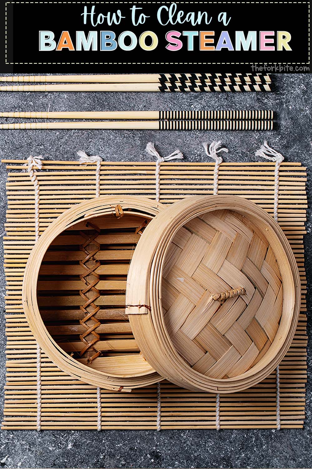 Learn how to clean a bamboo steamer and to get rid of smells,  thus keep it in prime condition for many years to come.