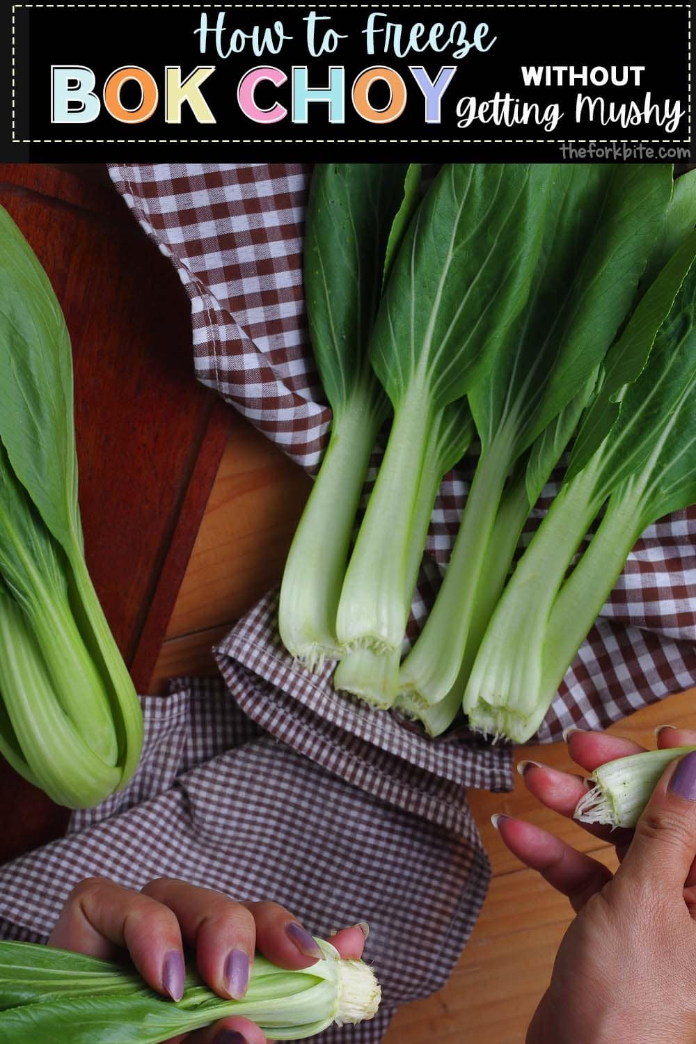 Unless you know how to freeze certain vegetables, like Bok Choy, for example, you will often find that they turned into mush when you come to defrost them