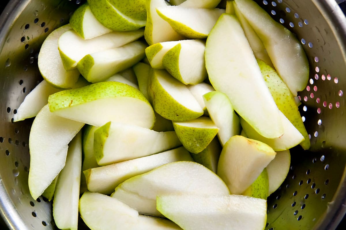 Pears are actually pretty good for juicing. However, if you have an intolerance toward fructose, it's best to leave them alone.