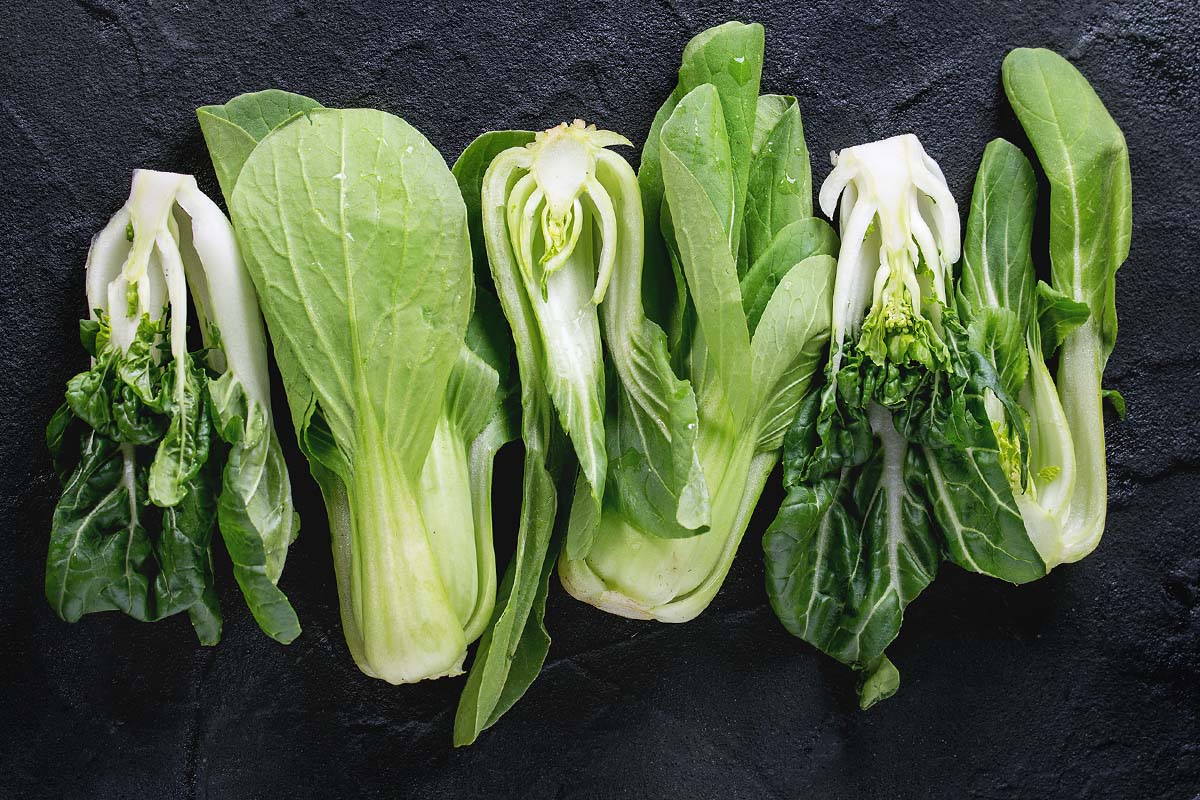 The Bok Choy we’ve been discussing within this text is the common, white stemmed variety. Other varieties include: Green stemmed and Dwarf white stemmed.