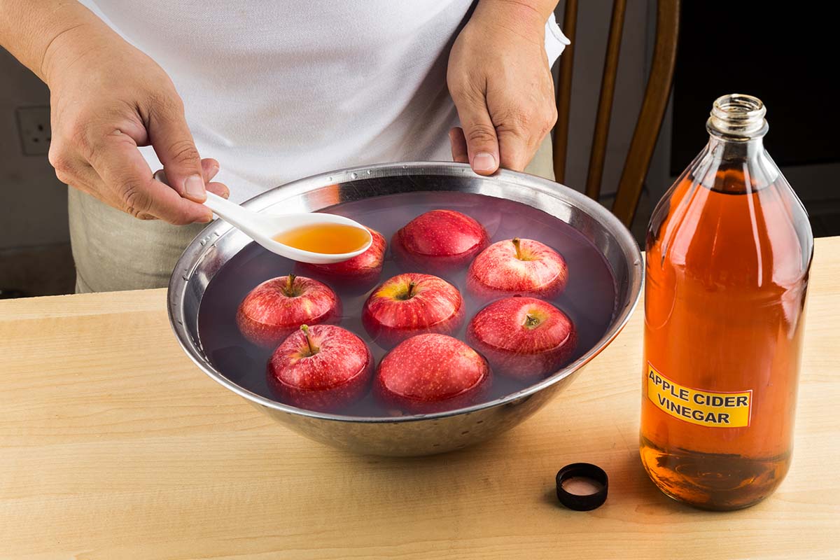 If you’re completely out of citrus fruits and juices, you can always turn to apple cider vinegar. It will give you that zesty tang you’re looking for.