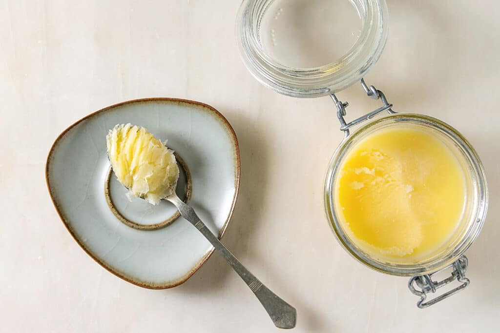 Some people think that clarified butter and Ghee are the same. But due to the difference in the length of the heat process with Ghee, they are, in fact, two different products.