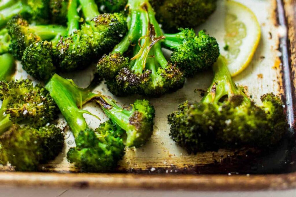 After a quick roasting, the broccoli will have crispy edges and tenderness throughout. The flavor of broccoli is a little nutty. It is a good side dish for beef stew.