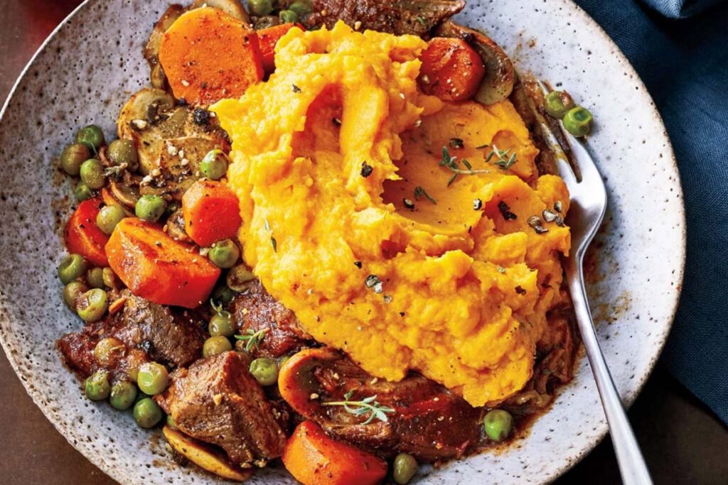Mashed potato is a classic, indeed, but so is sweet potato mash. Many households prepare this mash as a new version of mashed potato. Boiling the sweet potato starts the dish.