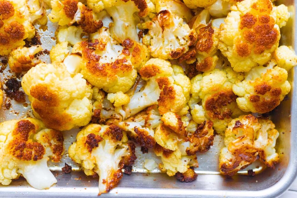 Enjoying roasted cauliflower with sauces or by placing them over some quinoa. Having it as a side dish to your beef stew adds more texture to your dish.