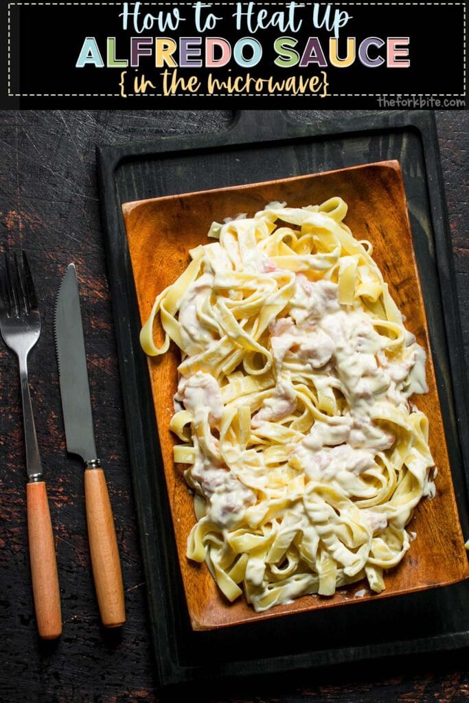 Alfredo sauce is one of the pasta sauces that you can reheat in your microwave without losing its smooth, rich, velvety consistency, providing you know the process. 