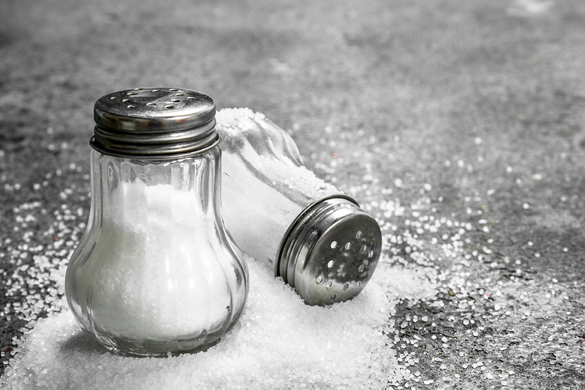 Table salt comes from salt mines and gets refined, removing most minerals. Anti-clumping agents are then added, plus Iodine.