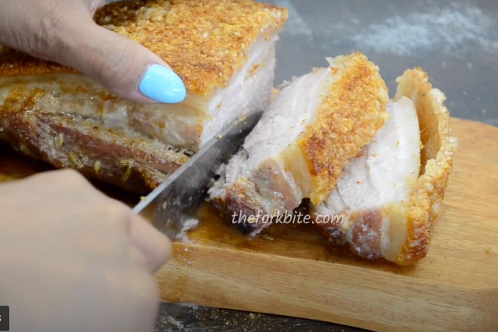 Refrigerating the leftover pork belly in heavy-duty plastic wrap or aluminum foil or shallow and airtight food containers can help you maximize the shelf life of your pork belly. 