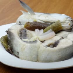 This paksiw na bangus has a pleasantly sharp flavor that bites, and I enjoy pouring the sauce over white steamed rice.