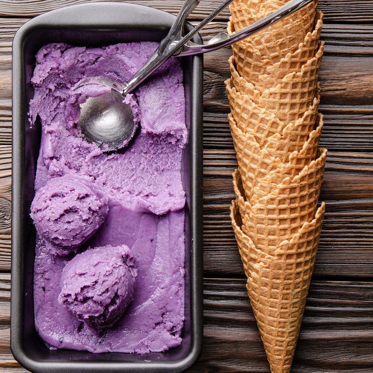 Yes, ice cream can get moldy even though it’s frozen, although some people find it hard to believe. When ice cream goes off, its texture changes, turning rather gooey.