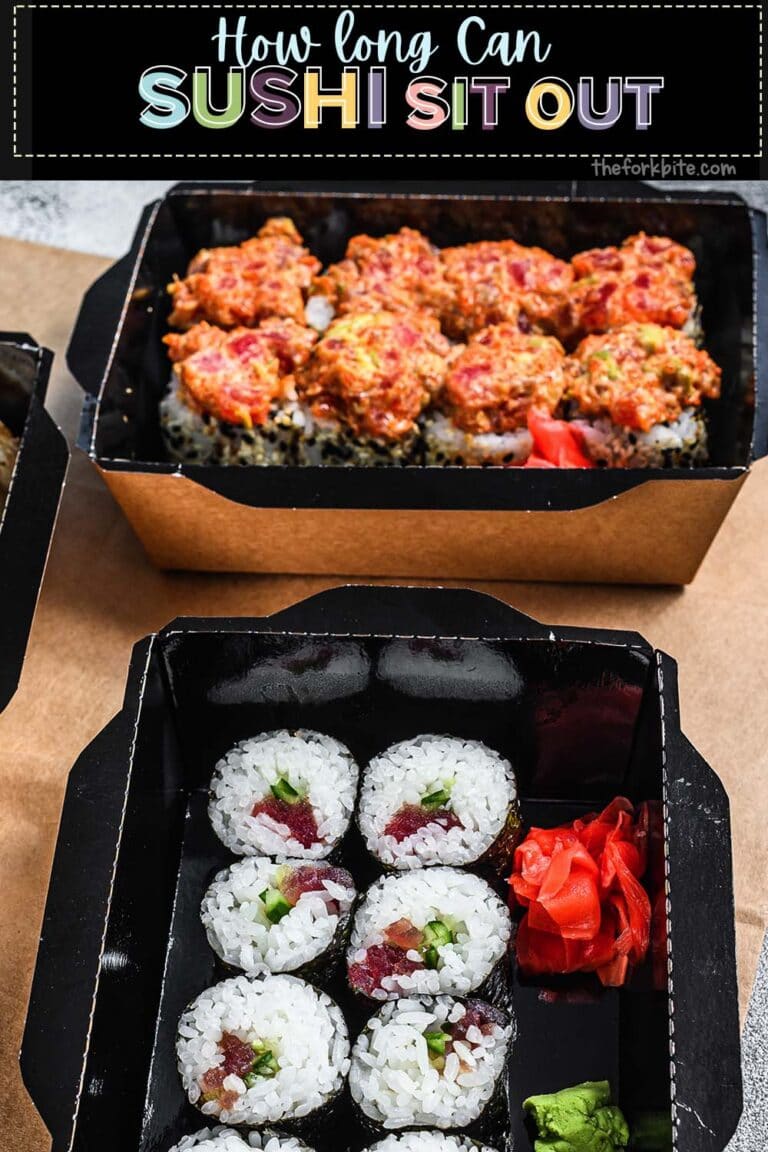 How Long Can Sushi Sit Out? The Fork Bite
