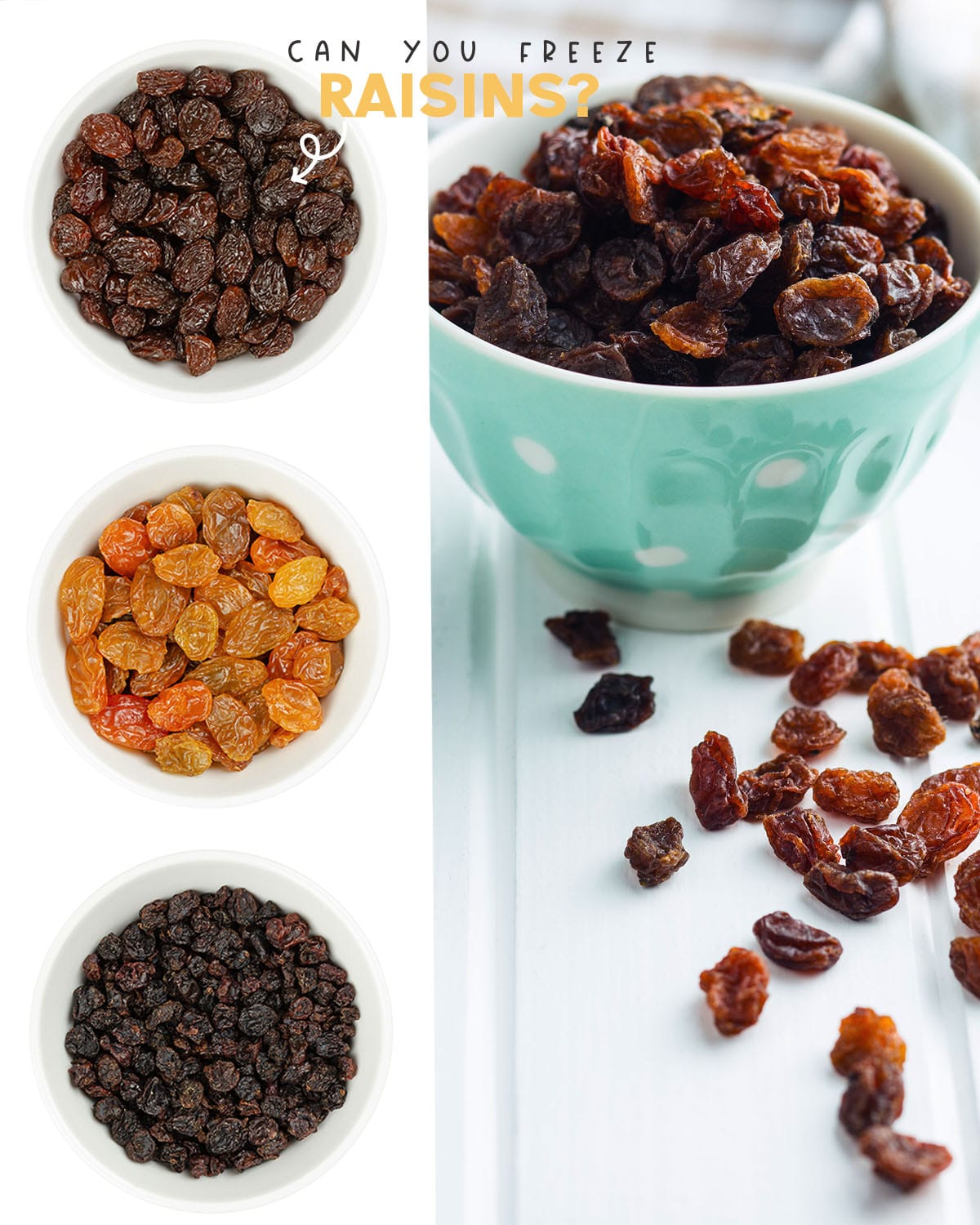Freezing raisins is a great way to keep them fresh and ready to use when you need them. The best way to freeze raisins is by using an airtight container.
