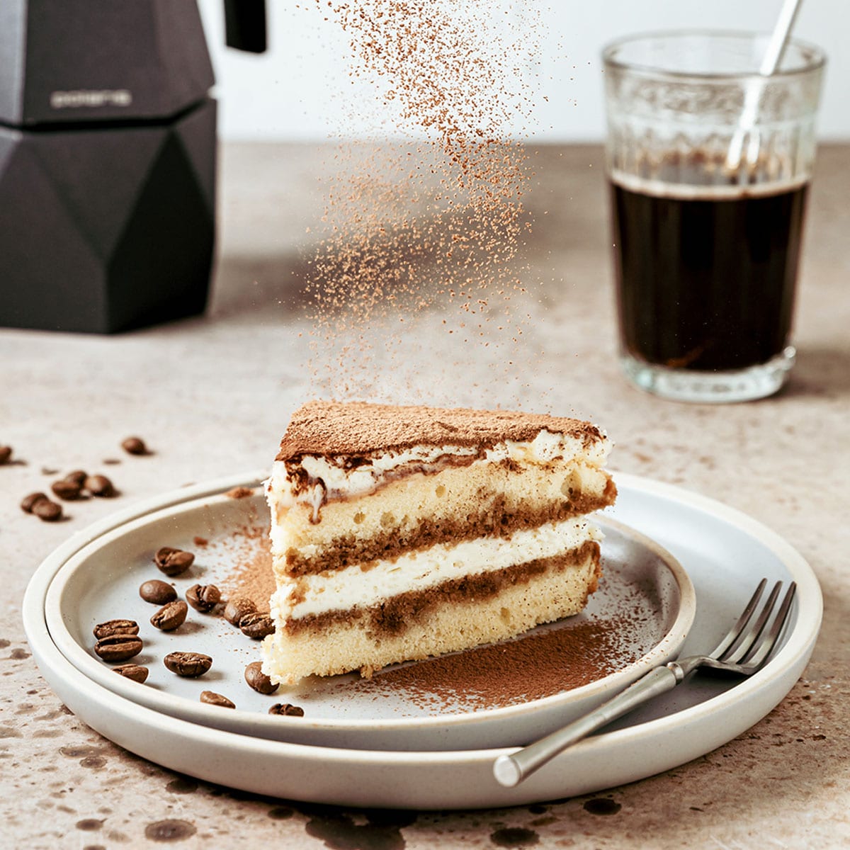 The main ingredient in Tiramisu is ladyfingers, which are biscuit-like cookies made with egg whites, sugar, and flour. Tiramisu consists of ladyfingers soaked in coffee, indicating that the dessert probably contains some caffeine.