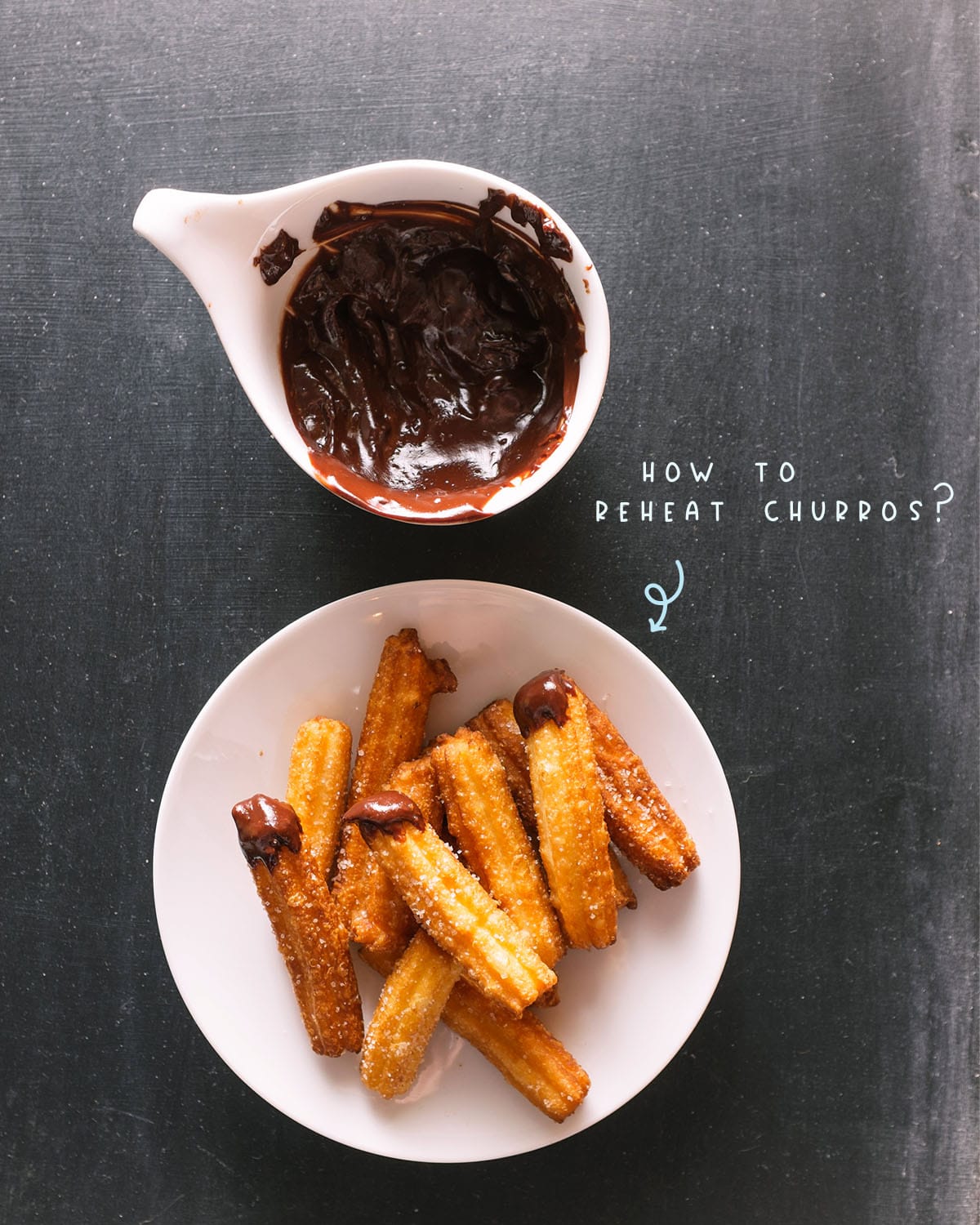 A quick and easy way to reheat churros is to heat them in an oven or air fryer. This ensures that all the sides of the churro are reheated