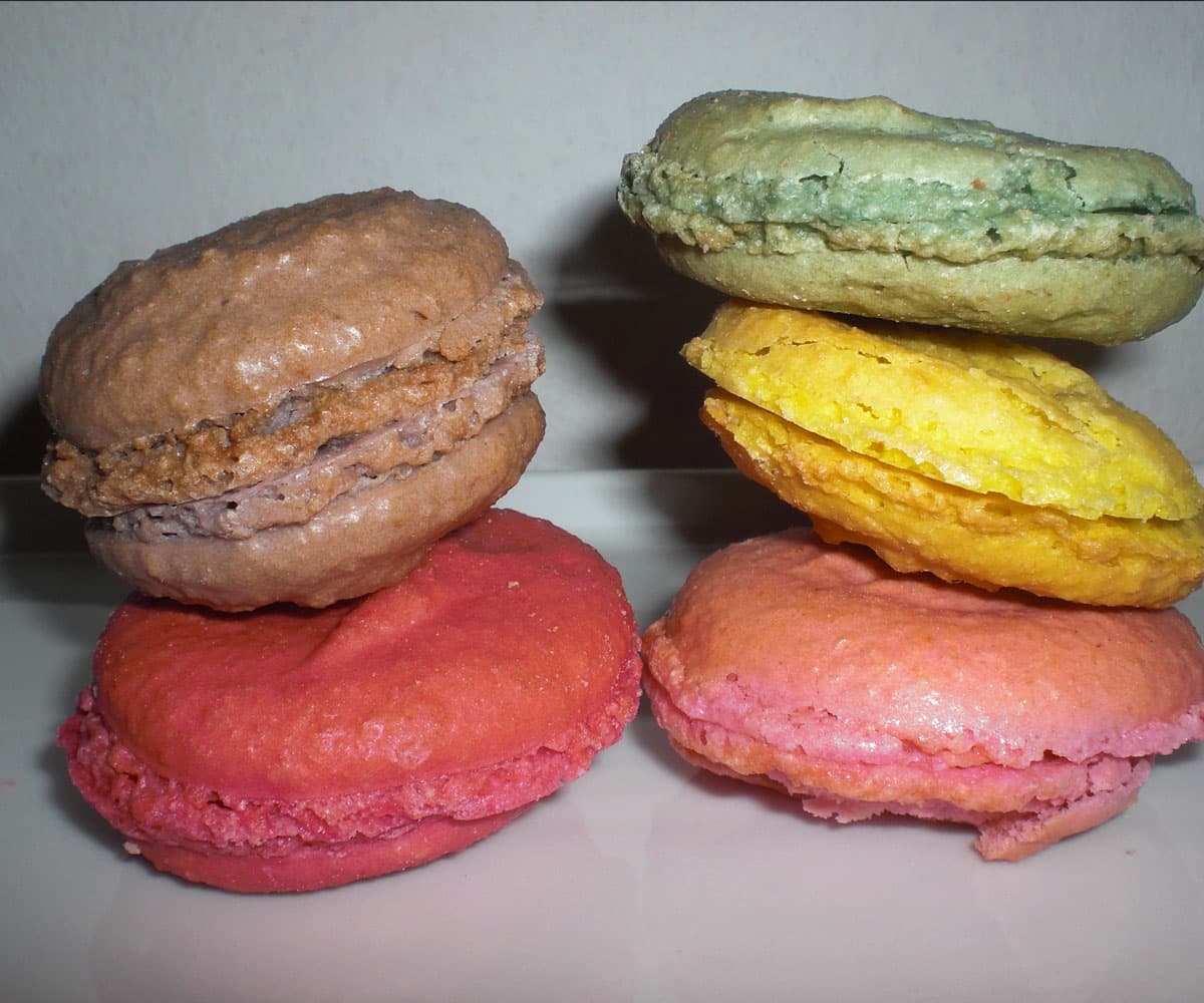 This is a common mistake when making macarons. If the batter is too runny, the macarons will spread out too much and won’t develop those trademark feet.