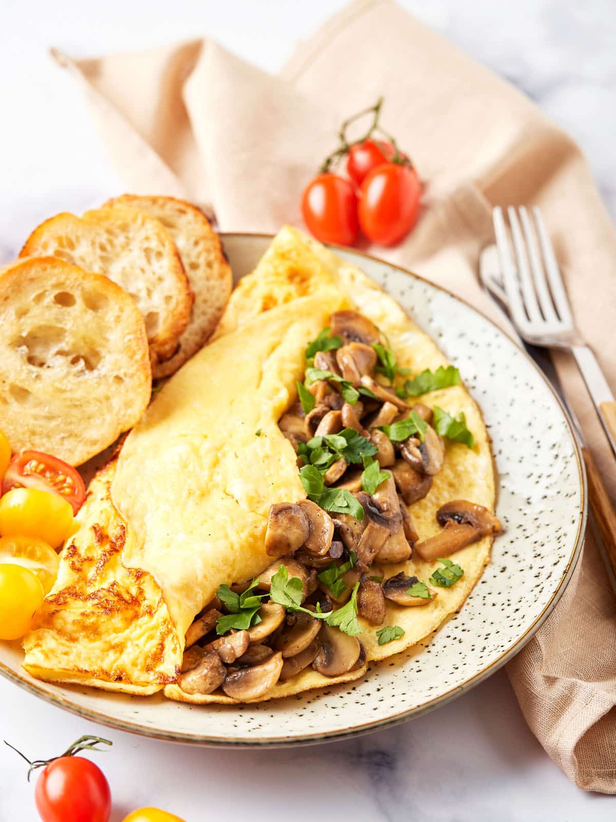 There is no doubt that omelets are one of the most popular egg dishes around the world. An omelet is a dish made from beaten eggs fried with butter or oil in a frying pan.