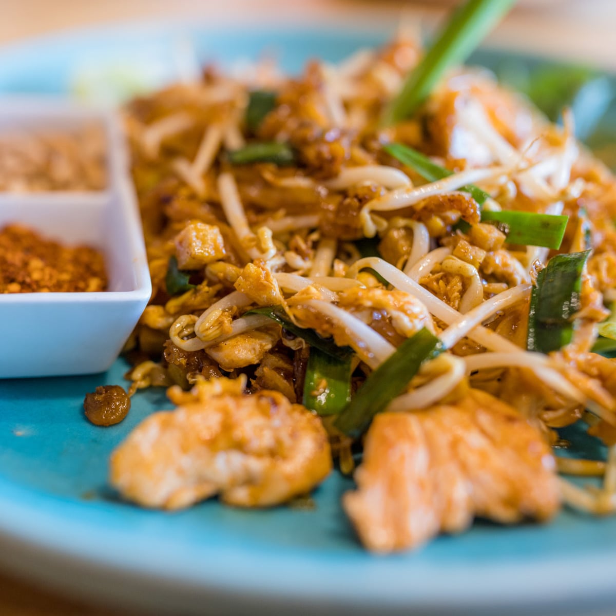 This Pad Thai recipe combines the traditional flavors of sweet, salty, sour, and spicy in pad thai for a truly delicious meal you can bring right into your kitchen - be sure to have your ingredients prepped and ready before you start!