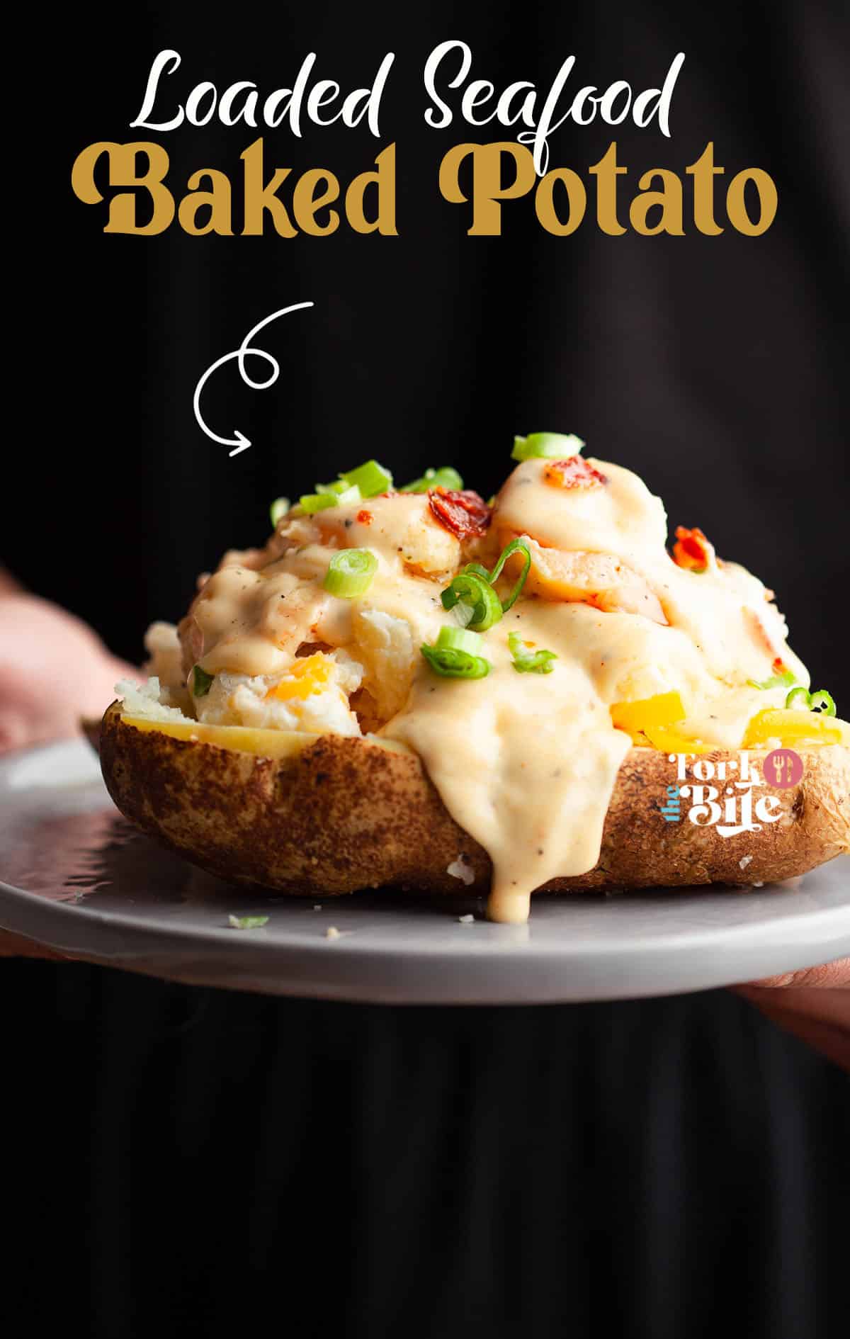 The loaded seafood baked potato dish is a hearty and satisfying meal that brings together the creamy texture of baked potatoes and the flavors of juicy seafood and melted cheese.