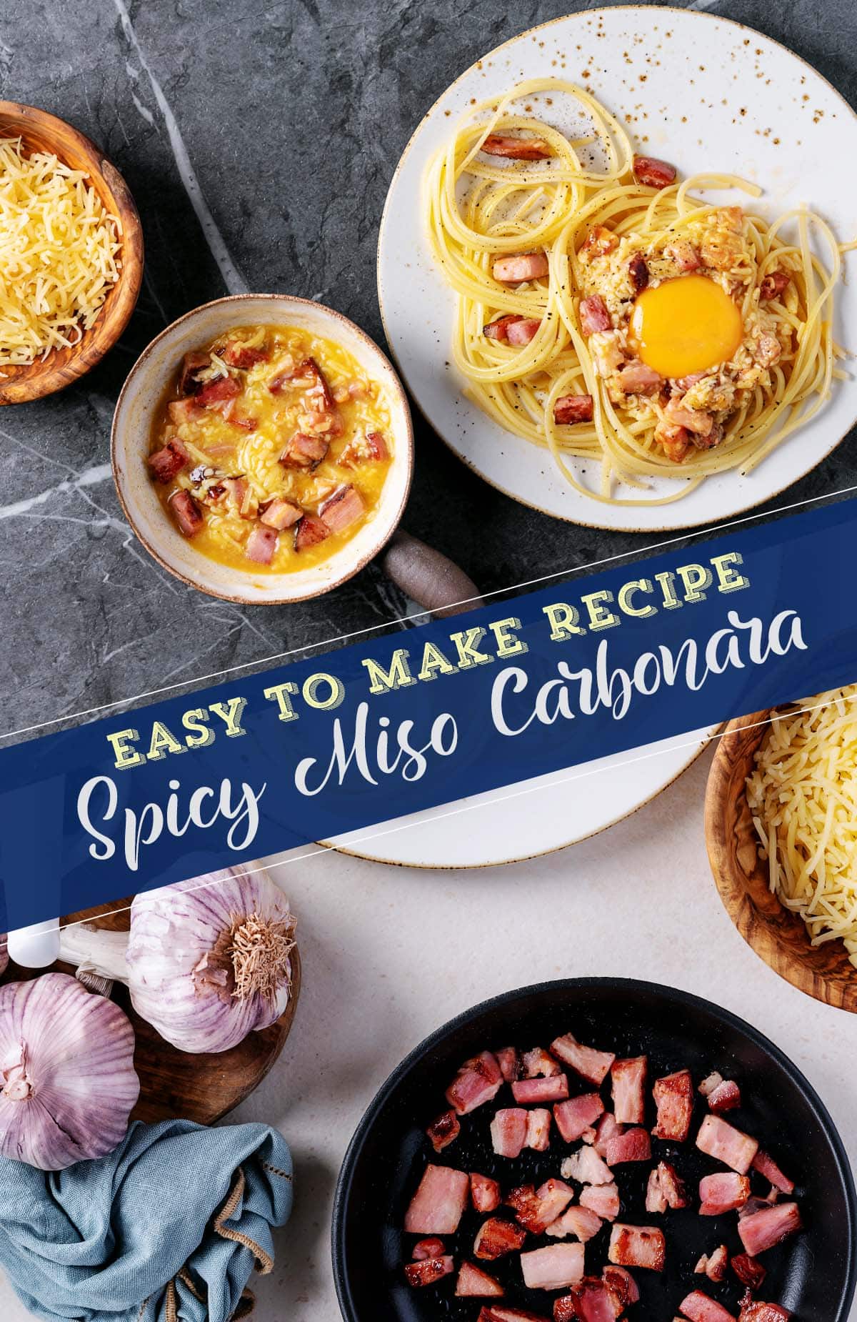 Discover the bold and flavorful twist on classic Carbonara with our Spicy Miso Carbonara recipe. Learn how to master the silky smooth egg coating and elevate your pasta game with this easy and delicious dish.