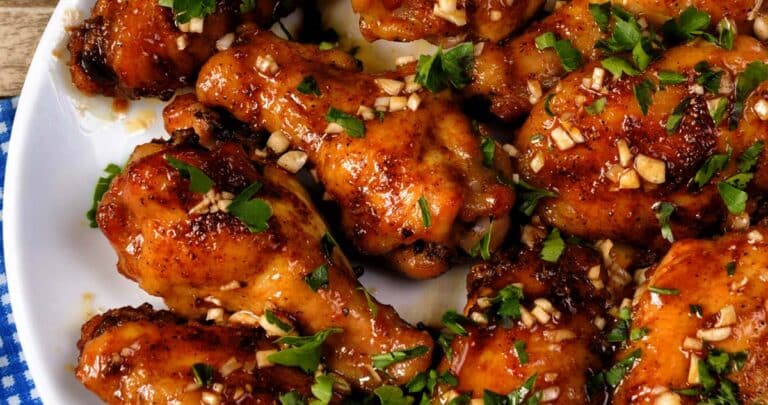 Bonchon Chicken Soy Garlic Wings are the perfect combination of sweet and savory flavors, with just the right amount of garlic to keep things interesting.