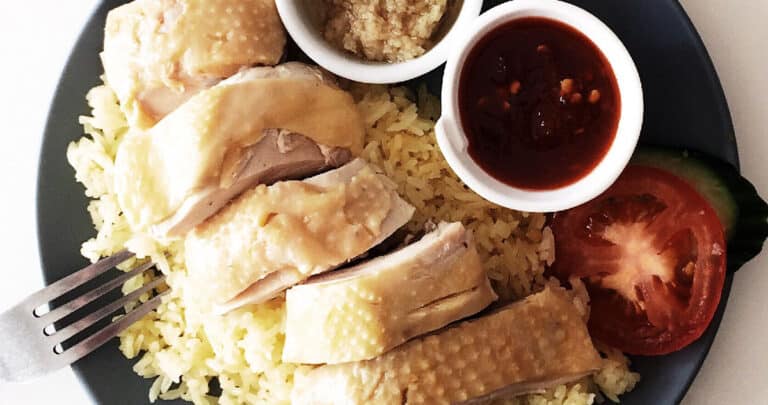 For the ultimate Sous Vide Hainan chicken experience, the meat should be silky and smooth, with a layer of rich, jelly-like fat beneath the skin.