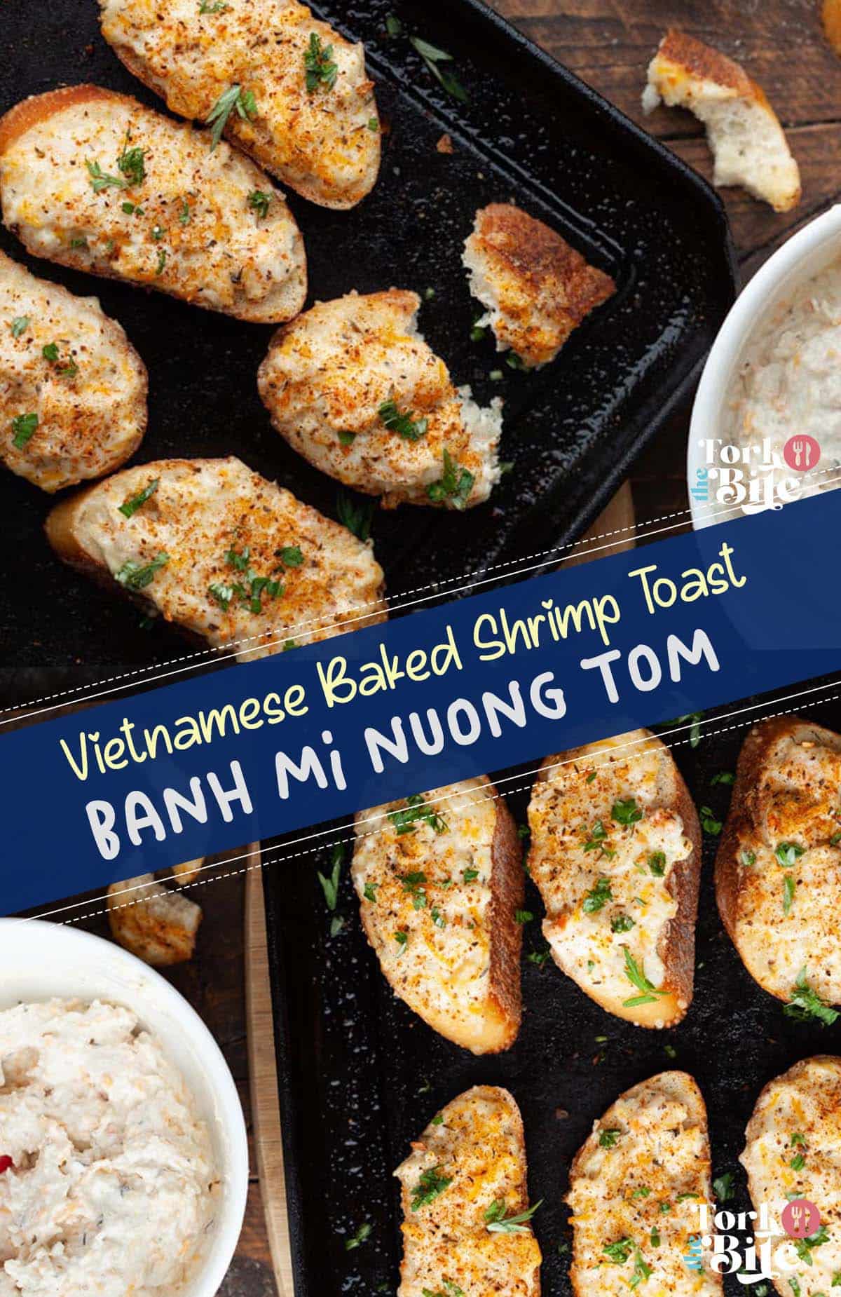 Looking for a delicious and easy seafood recipe? Try Banh Mi Noung Tom, a Vietnamese-style shrimp toast that's creamy, savory, and satisfying.
