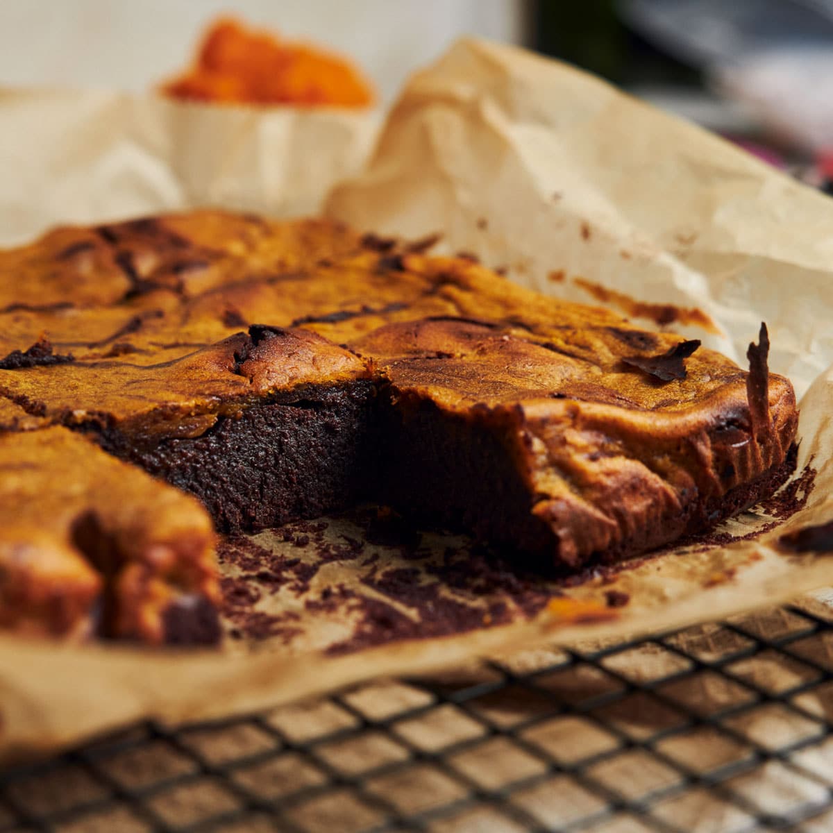 Allowing brownies to cool completely makes them easier to handle and serve.