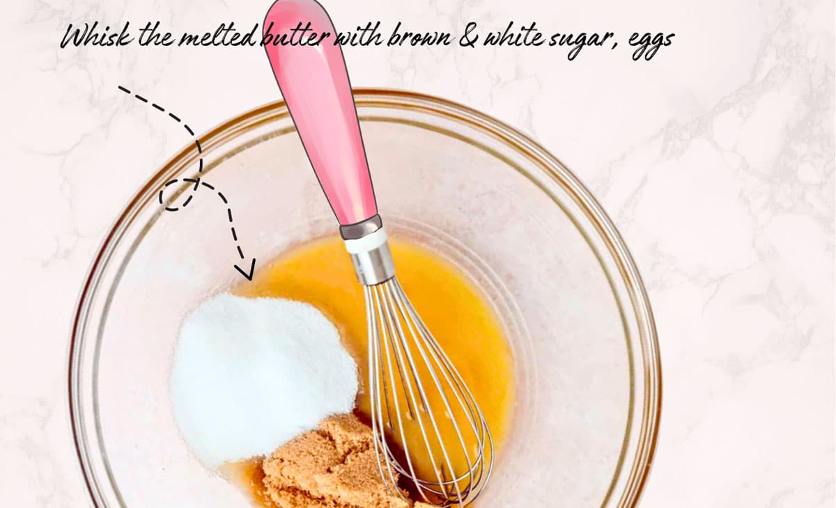 Mixing ingredients for Tiramisu Cupcakes: butter, sugars, eggs, and vanilla.
