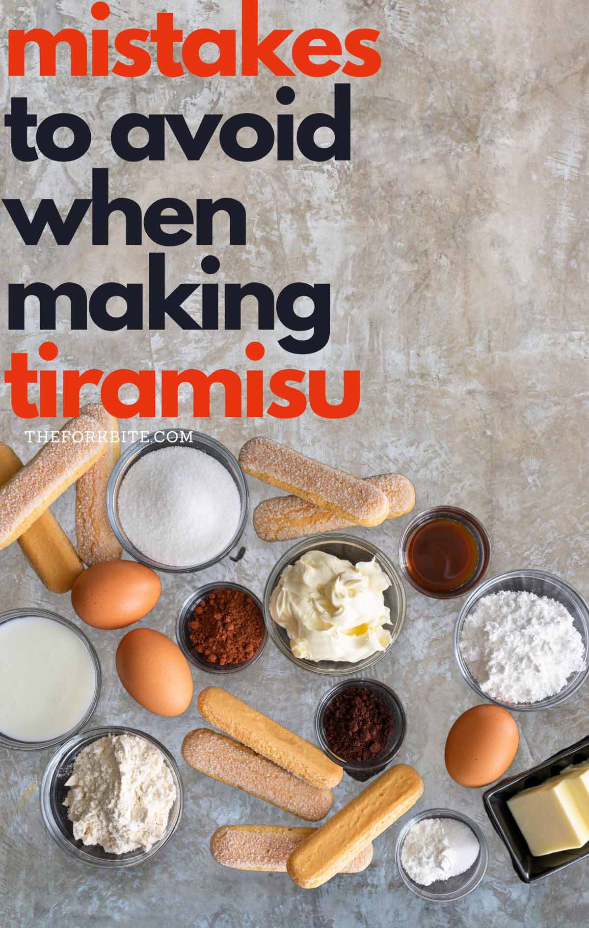 Tips to correcting common mistakes when making Tiramisu