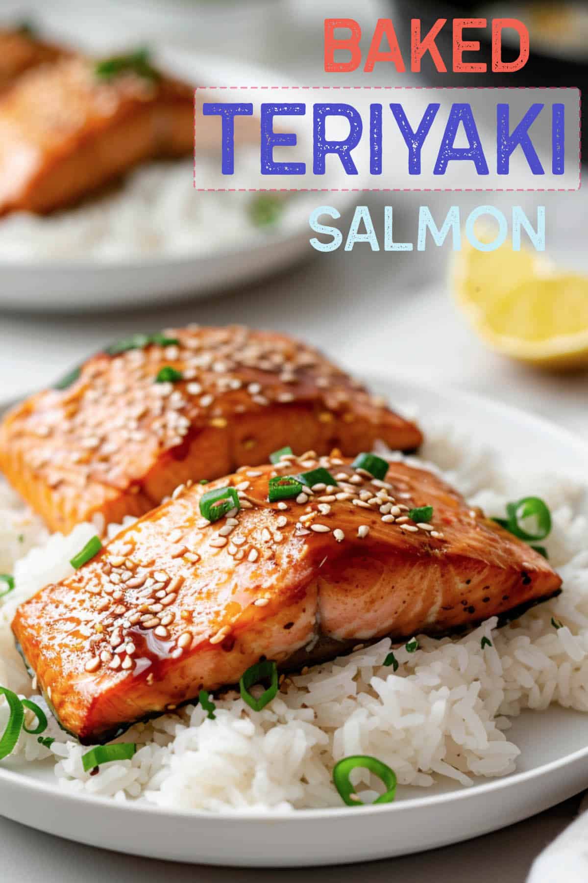 Crispy baked Teriyaki salmon, flavorful and enjoyable to prepare and eat.
