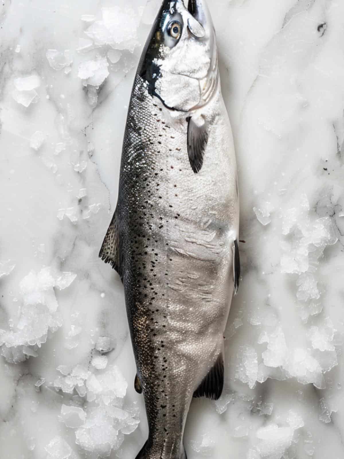 Beautiful Chinook Salmon, its rich pink flesh perfect for flavorful recipes