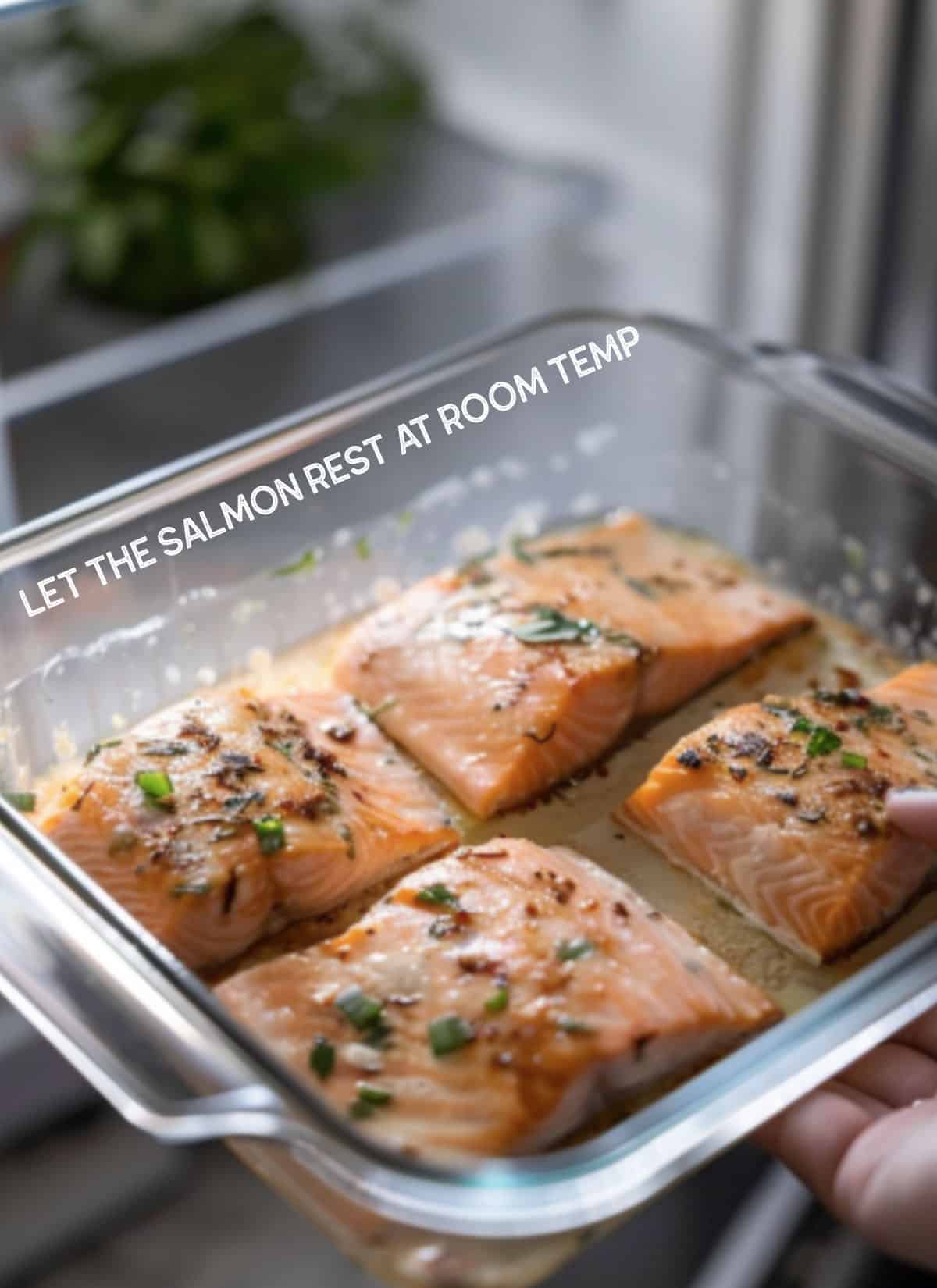 Reheating cold salmon is a mistake: it leads to overcooked edges and a cold center.